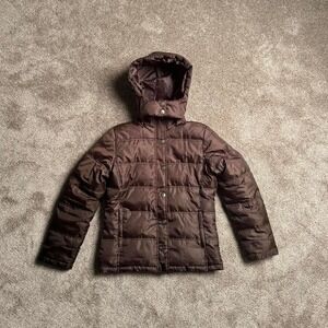 SUZY SHIER "MOCHA" PUFFER JACKET
